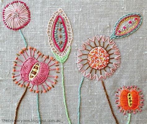 images  embroidery flowers  pinterest hand