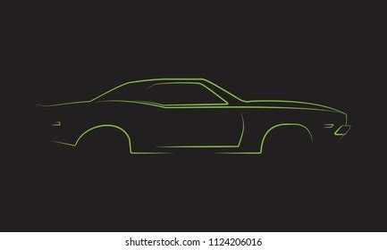 similar images stock  vectors  modern car silhouette  side