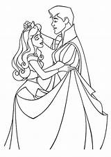 Coloring Sleeping Beauty Pages Prince Aurora Princess Phillip Disney Eric Dance Take Print Philip Drawing Fairies Kids Clipart Colouring Dancing sketch template