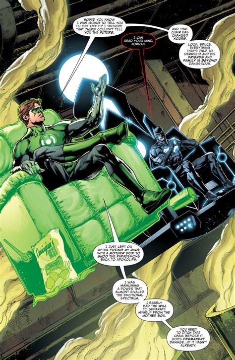 Green Lantern Chilling With Batgod Comicnewbies