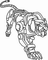 Voltron Colouring Legendary Colorare León Transformers Verde Kawaii Disegni Guay Dibujosonline Drawings sketch template