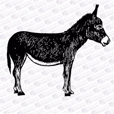 donkey silkscreen stencils
