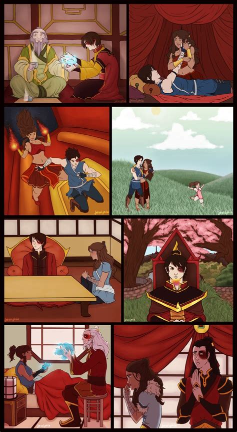 zutara commission by jessiphia avatar the last airbender avatar