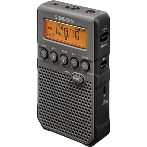 sangean portable amfm radio black dt  walmartcom