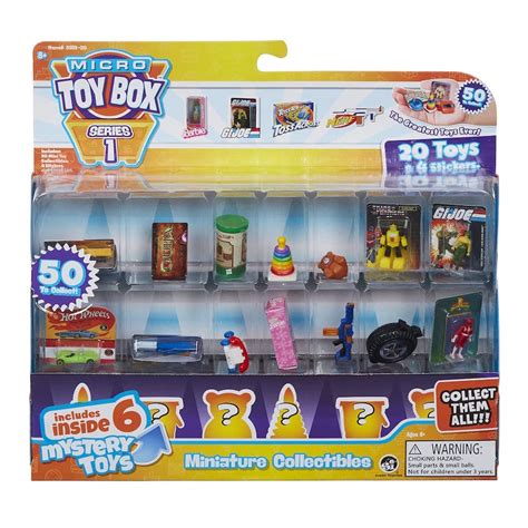 buy micro toybox collectables  pack styles vary mini toys  collect