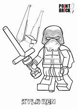 Luke Lego Skywalker Coloring Pages Star Wars Getcolorings sketch template