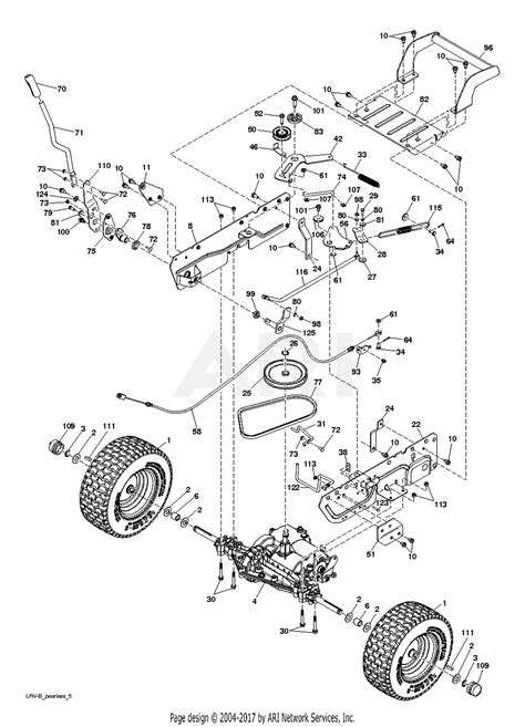 poulan pb    parts diagram  drive