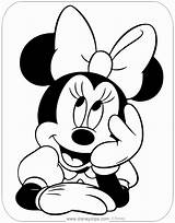 Minnie Disneyclips Svg Kids Bowtique Coloring Misc sketch template