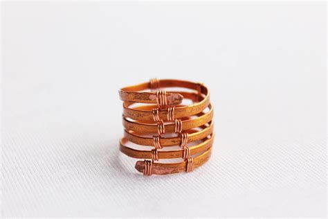 stoere koperen ring koperen ringen unieke sieraden sieraden