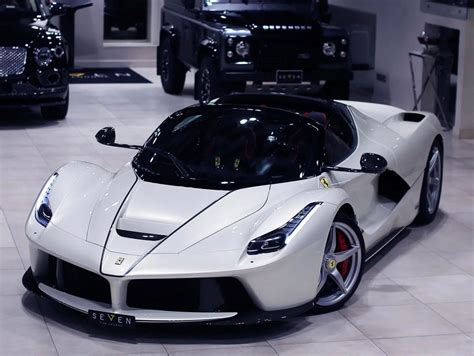 this stunning white laferrari aperta has only driven 60