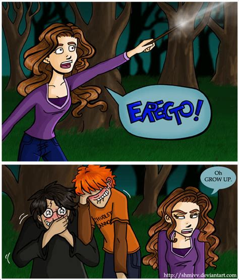 erecto oh grow up spell harry potter funny