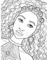 Coloring Pages African Printable Book Color Girl Adult Sheets Books Fashion American Colouring Sheet Girls Choose Board Fashions Culture Boys sketch template
