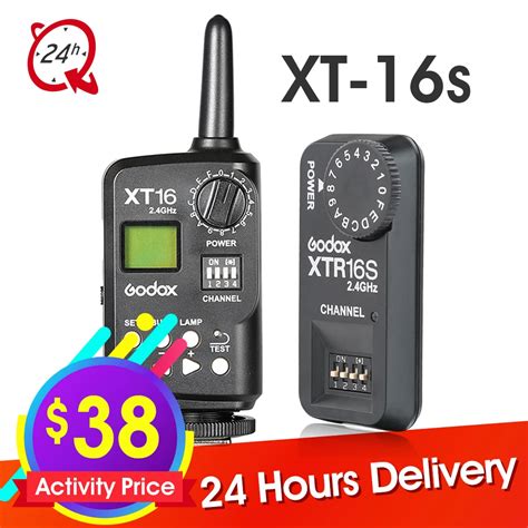 godox xtr 16s 2 4g wireless flash trigger receiver for x1c x1n xt 16s