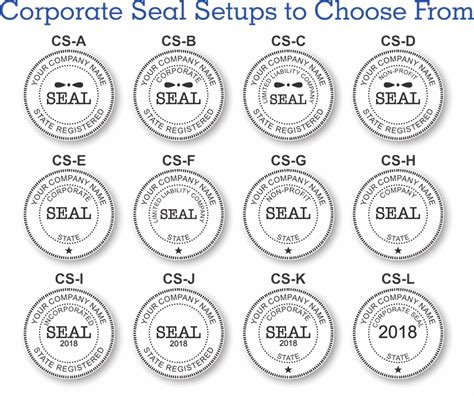 corporate seal embossers