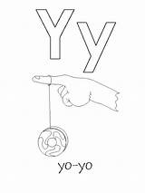 Coloring Pages Yoyo Letter Getdrawings Getcolorings sketch template