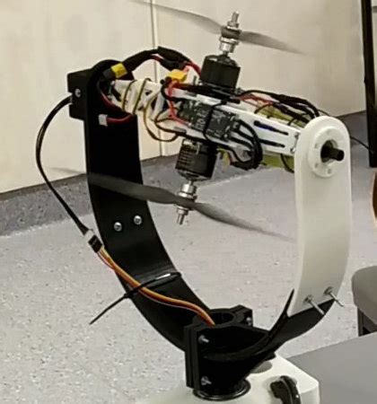 prototype   proposed rotor  gimbal mechanism  consists