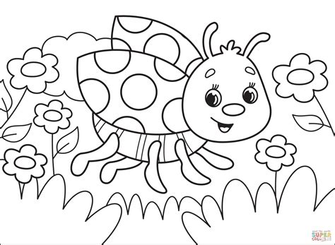 ladybug coloring page  printable coloring pages