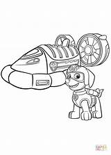 Paw Patrol Coloring Zuma Kit Hovercraft Pages Template sketch template