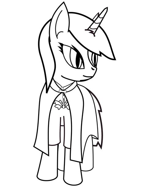 cute pony unicorn coloring page  printable coloring pages  kids