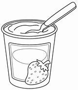 Pintar Yogures Yogur Disfrute Niñas Compartan Pretende Motivo Webstockreview sketch template