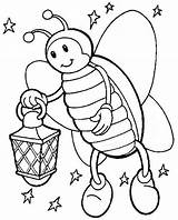 Coloring Insects Pages Print Kids sketch template