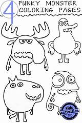 Coloring Pages Monster Kids Crazy Activities Color Funky Creatures Year Sheets Kidsactivitiesblog Olds Printable Preschool Colouring Fun Template Toddler Monsters sketch template