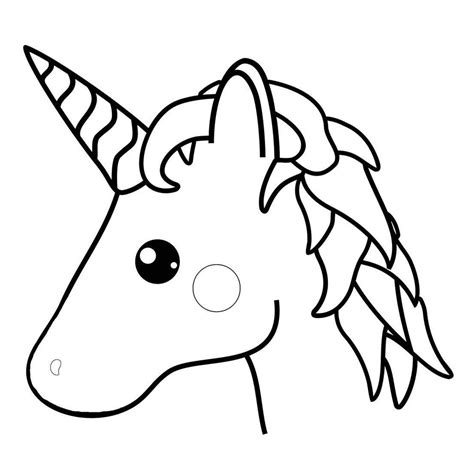 printable unicorn face template printable templates