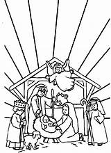 Tuhan Yesus Kelahiran Chrisanthana Manger Nativity sketch template