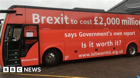 anti brexit bus banned  parking  oxford