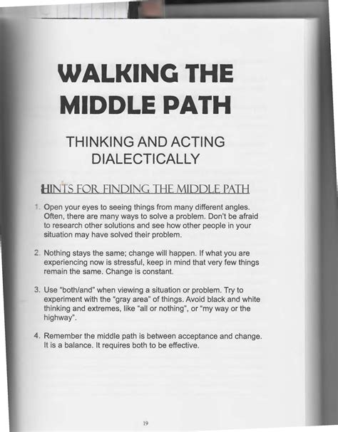 middle path dbt handouts
