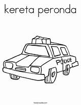 Coloring Kereta Peronda Police Car Favorites Login Add sketch template