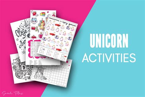 fun  printable unicorn template games unicorn games baby unicorn