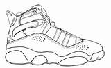 Jordans Shoe Kobe Bryant Albanysinsanity Coloringhome K5worksheets sketch template