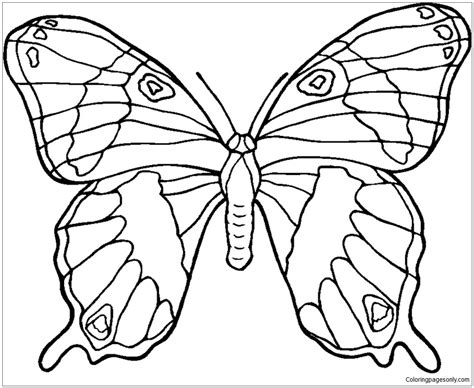 butterfly mandala  coloring page  printable coloring pages