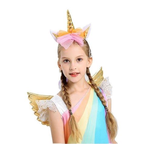 pikkaboo rainbow unicorn dress small buy    price