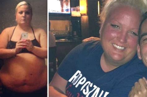 obese 26st woman loses half her body weight in one year look at her now daily star