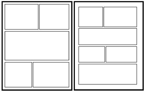 Blank Comic Book 2 Side