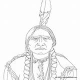 Native Coloring Pages American Printable Printables Americans Getcolorings Color sketch template