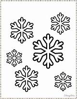 Coloring Snowflakes Pages Christmas Printable Kids Snowflake Easy Snow Flakes Color Sheets Printableparadise They Sheet Print Stones Solidified Generally Arrive sketch template