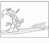 Coloring Woody Woodpecker Pages sketch template