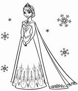 Coloring Frozen Pages Disney Elsa Princess Anna Queen Drawing Coronation Girls Printable Young Castle Ice Kids Print Fever Getcolorings Color sketch template