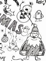 Zeichnen Weihnachtsmotive Stil Lernen Xmas Creatipster Selbst Beginnt Lasst sketch template