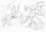 Ragnarok Thor Hulk Getdrawings sketch template