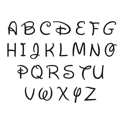 images  large printable font templates disney font alphabet