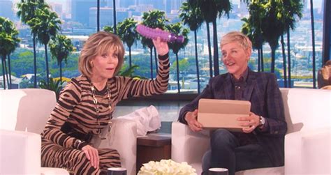 Jane Fonda Gives The ‘ellen’ Audience A Peek At A Sex Toy Ellen