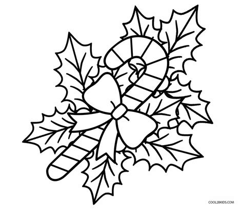 printable christmas coloring pages candy canes