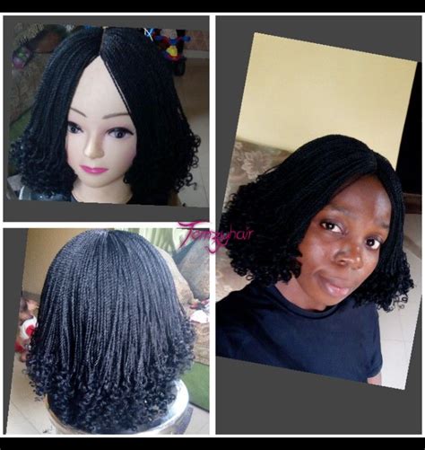 Neat And Light Weight Twisted Wig Available Whatsapp