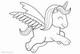 Unicorn Cartoon Coloring Lineart Chibi Pages Printable Kids sketch template