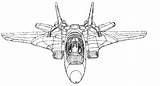 F14 Ashitaka Tomcat Scanned sketch template