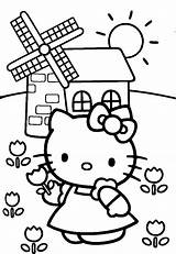 Kitty Hello Coloring Pages Printable Sheet Kids Characters Cute Print Spring Colouring Ausmalbilder Sheets Printables sketch template